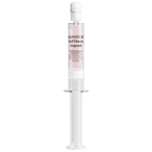 THESERA Signature Red Vitamin ampulė su egzosomomis - šviesinanti ir skaistinanti, 1x4ml.