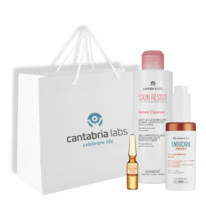 CANTABRIA LABS Antioksidantų ir odos švytėjimo rinkinys (30ml + 200ml + 1ml)