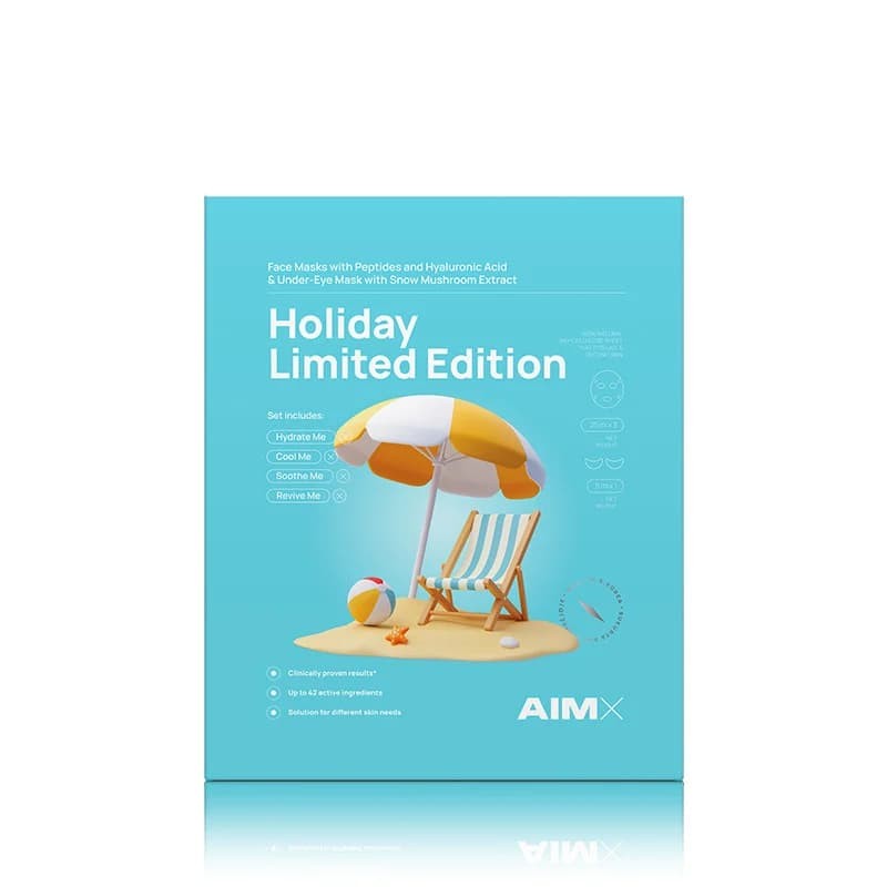 AIMX Lakštinių kaukių rinkinys "Holiday limited edition" - Image 2